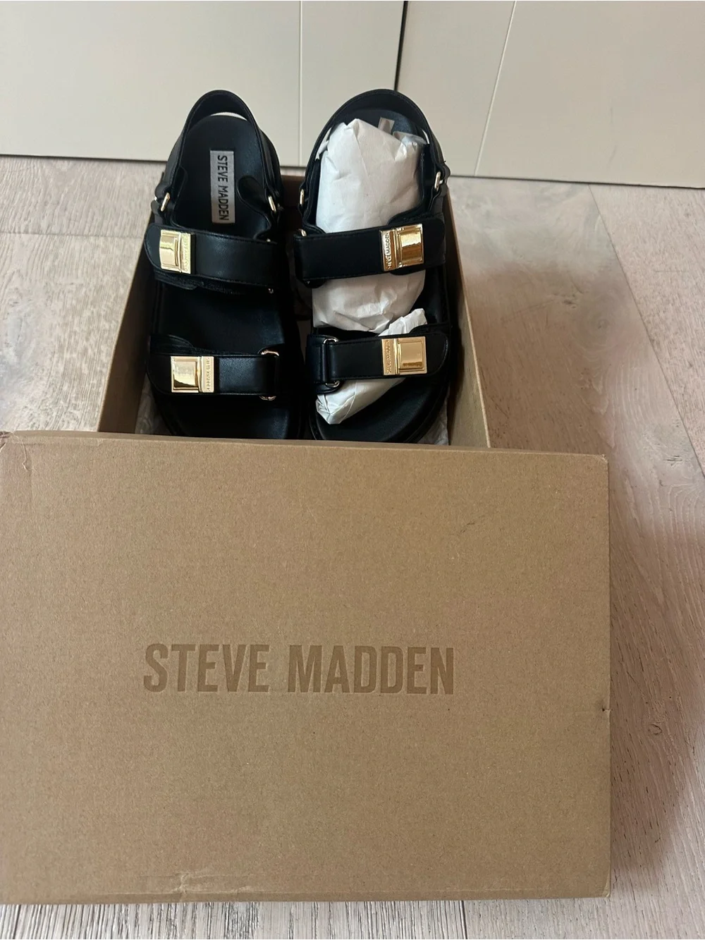 Women’s 7.5 STEVE MADDEN Blaire Womens Platform Sandals - brand new!